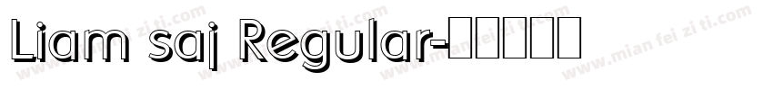 Liam saj Regular字体转换